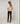 Legging en peau d'agneau stretch marron fonce – Rodier, vue 3