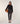 Zigarettenhose mit hohem Bund – Schwarz