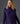 Pull long col roulé amovible - Violet Foncé