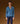 Kaschmirpullover mit tunesischem Kragen – Azurblau
