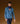 Kaschmirpullover mit tunesischem Kragen – Azurblau