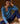 Kaschmirpullover mit tunesischem Kragen – Azurblau