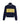 Zweifarbiger kurzer Rollkragenpullover – Marineblau