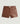 Ledershorts - Braun