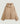 Übergroße Kapuzenjacke – Beige