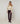 Stretch-Lammfell-Leggings – Dunkelviolett
