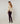 Stretch-Lammfell-Leggings – Dunkelviolett