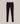 Stretch-Lammfell-Leggings – Dunkelviolett