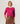 Round-neck merino wool sweater - Toned Pink