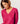 Pullover mit V-Ausschnitt aus Merinowolle – Toned Pink