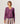 Pullover mit V-Ausschnitt aus Merinowolle - Violet Parme Clair