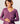Pullover mit V-Ausschnitt aus Merinowolle - Violet Parme Clair