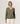 Merino wool V-neck sweater - Olive Green