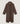 Langer Strickmantel – Havannabraun