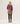 Gestreifter Pullover mit U-Boot-Ausschnitt – Fuchsia