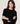 Weiter Kaschmirpullover – Schwarz