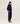 Ärmellose Kaschmir-Daunenjacke – Marineblau