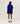 Kaschmirponcho – Ultramarinblau