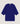 Poncho aus Kaschmir mit 3/4-Ärmeln – Ultramarinblau