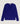Übergroßer Kaschmirpullover mit V-Ausschnitt – Ultramarinblau