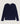 Übergroßer Kaschmirpullover mit V-Ausschnitt – Marineblau