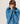 Durchbrochener Kaschmir-Cardigan – Blaugrau