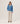 Durchbrochener Kaschmir-Cardigan – Blaugrau