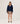 Durchbrochener Kaschmir-Cardigan – Marineblau