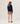 Durchbrochener Kaschmir-Cardigan – Marineblau