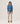 Übergroßer Kaschmirpullover – Azurblau
