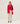 Kaschmirpullover mit tunesischem Kragen – Rot
