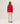 Kaschmirpullover mit tunesischem Kragen – Rot