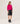 Kaschmirpullover mit Rundhalsausschnitt - Rose Geranium
