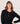 Kaschmirpullover mit tunesischem Kragen – Schwarz