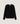 Kaschmirpullover mit tunesischem Kragen – Schwarz