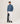 Rollkragenpullover aus Kaschmir – Blau