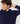 Kapuzenpullover aus 2-lagigem Kaschmir – Marineblau