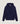 Kapuzenpullover aus 2-lagigem Kaschmir – Marineblau
