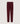 Stretch-Lammfell-Leggings – Bordeauxrot
