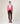 Stretch-Lammfell-Leggings – Bordeauxrot