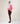 Stretch-Lammfell-Leggings – Bordeauxrot