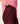 Stretch-Lammfell-Leggings – Bordeauxrot