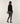 Stretch-Lederleggings – Schwarz