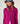 Rollkragen-Twin-Set aus Seide – Fuchsia