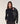 Pullover mit U-Boot-Ausschnitt aus Merinowolle – Schwarz