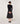 Kurze Strickjacke aus Merinowolle – Schwarz