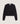Kurze Strickjacke aus Merinowolle – Schwarz