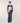 Gestreifter Pullover mit V-Ausschnitt aus Merinowolle – Denim Blue