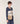 Gestreifter Pullover mit V-Ausschnitt aus Merinowolle – Denim Blue