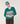 Gestreifter Pullover mit V-Ausschnitt aus Merinowolle – Duck Green